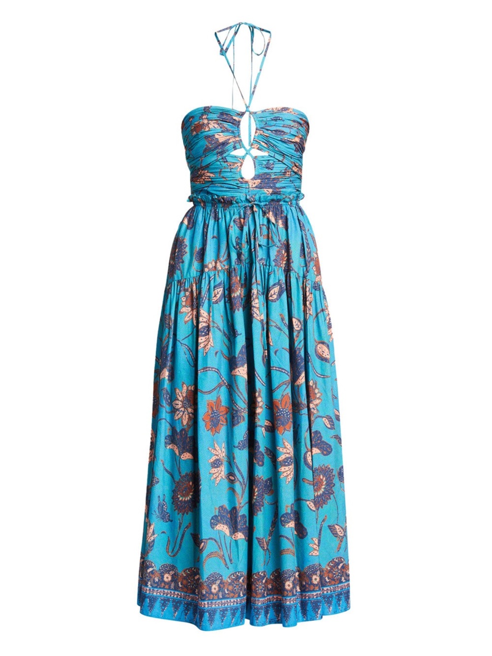 Ulla Johnson Lagoon Ella Halter Dress